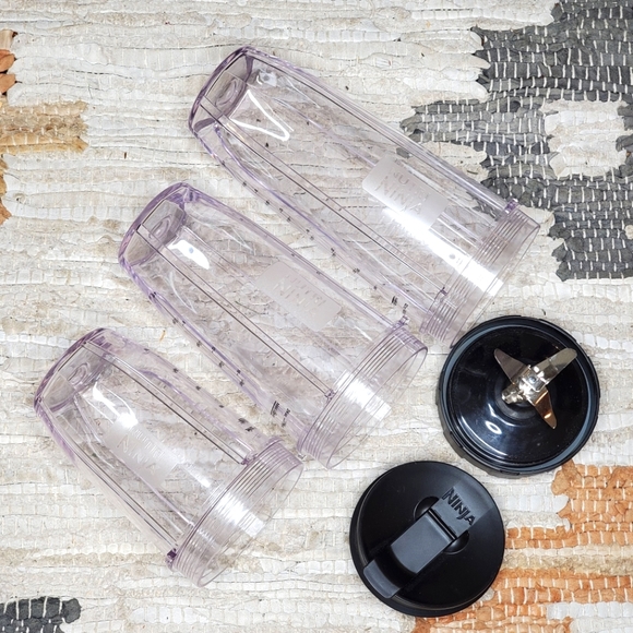 Ninja Other - Nutri Ninja Blender 18, 24, 32 oz Clear Canisters